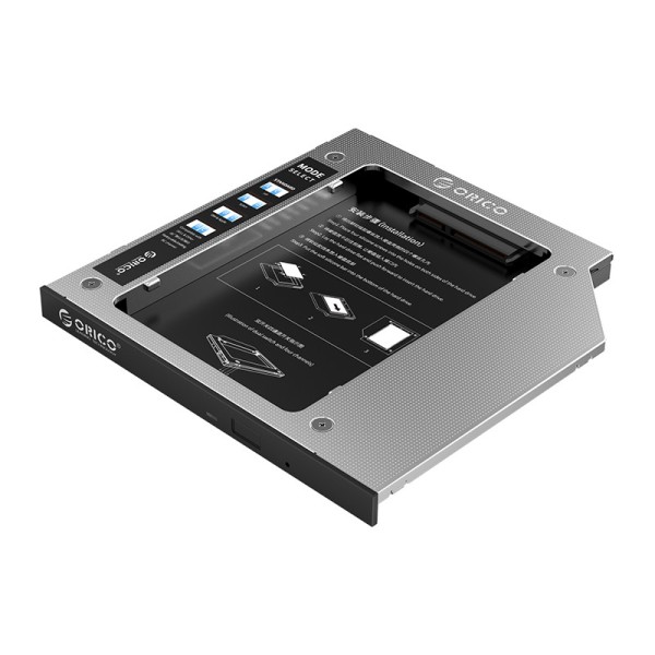 Adaptateur Support pour 2ème disque dur 2,5 SSD Caddy Disque Baie Lecteur  Optique Dur 9,0 mm SATA vers SATA,PC Portables à prix pas cher