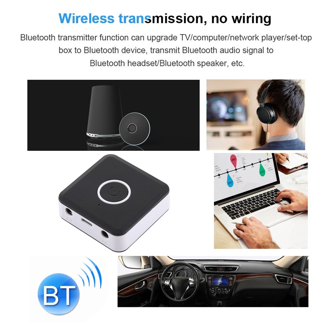Émetteur ou récepteur audio Bluetooth longue Maroc