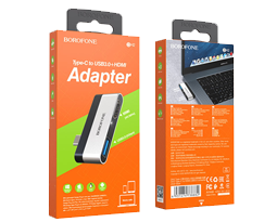 Adaptateur DH2 Borofone USB-C Vers HDMI + USB3.0